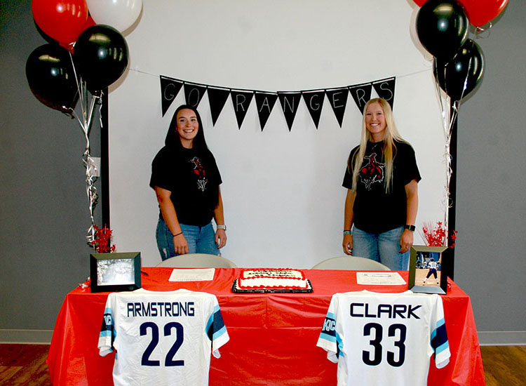 Armstrong, Clark Ink Softball Letters